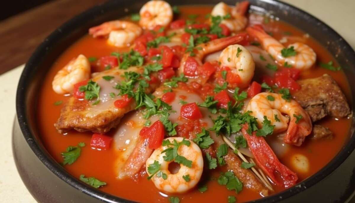 Poulet aux gambas : une harmonie de saveurs marines et terrestres