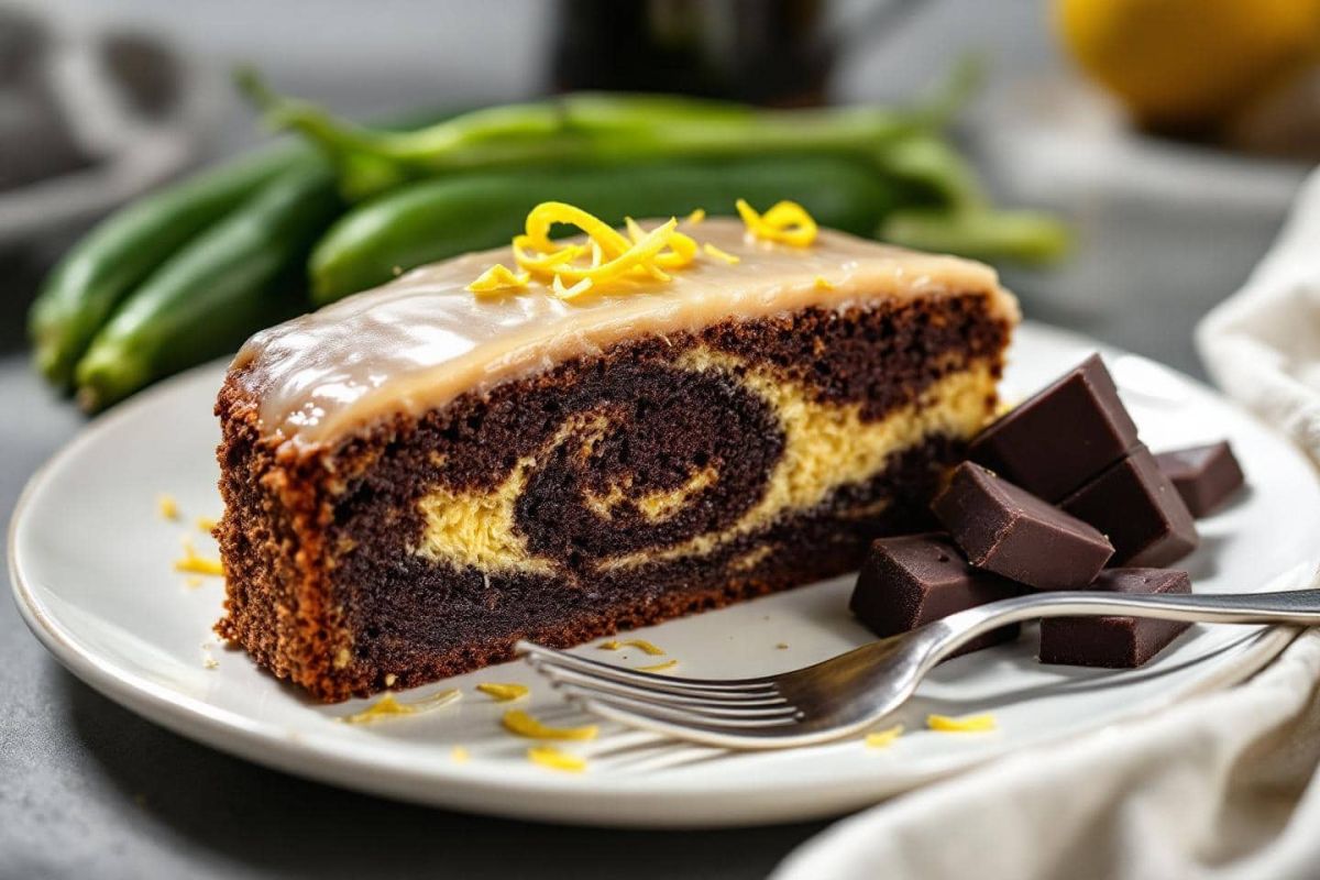 Un cake moelleux au chocolat et à la courgette pour un goûter surprenant