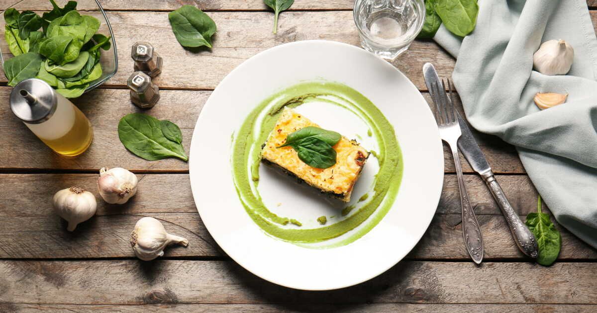 Des lasagnes végétariennes prêtes en un clin d'œil