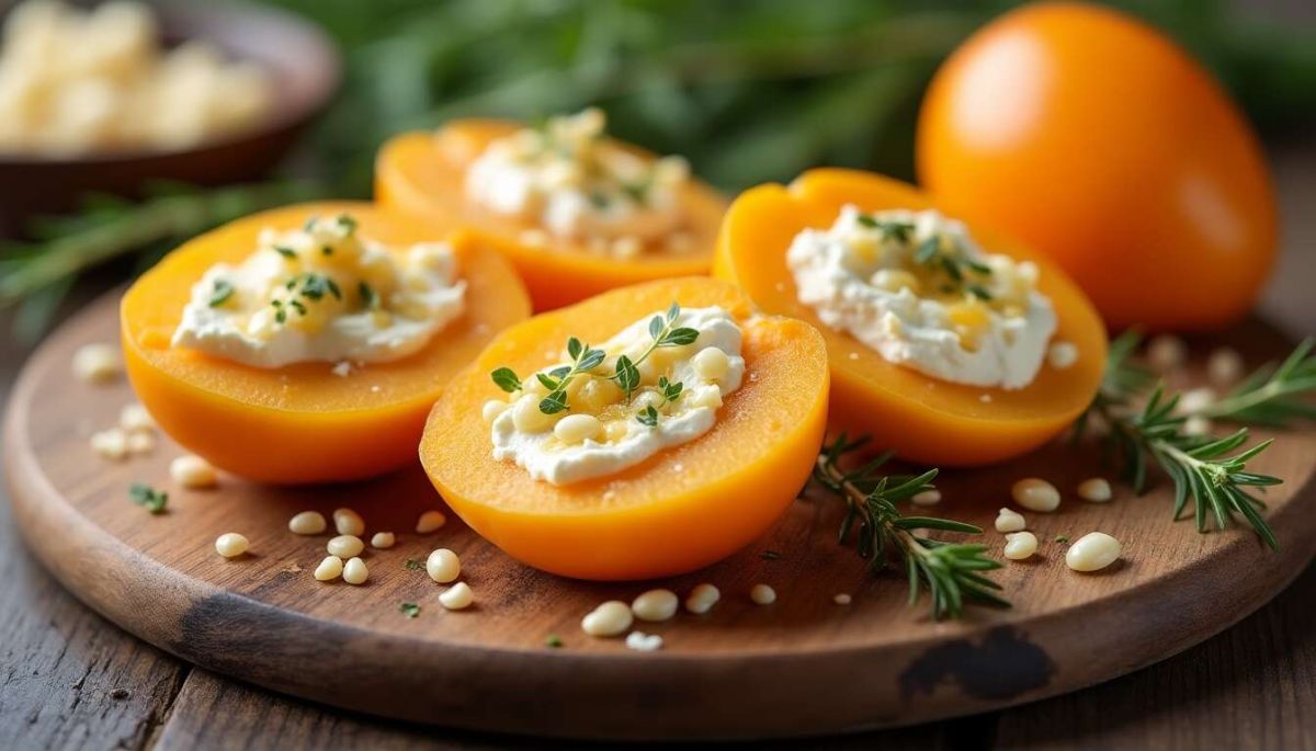 Abricots secs au fromage de chèvre : une bouchée de plaisir