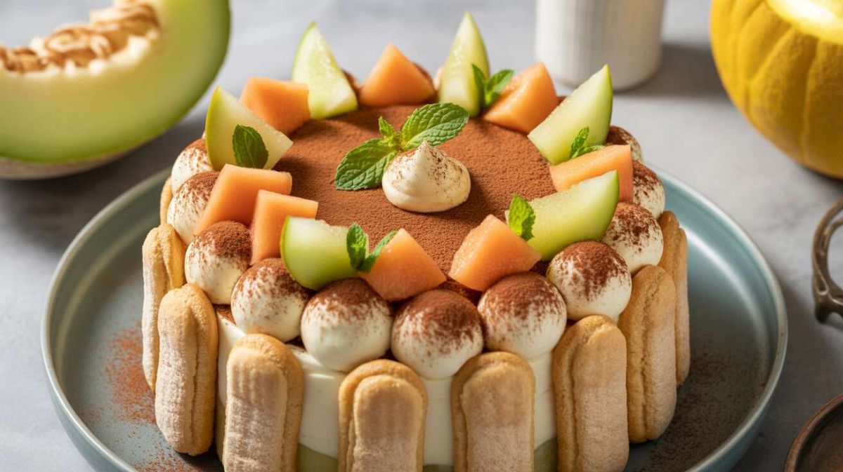 une touche estivale pour le tiramisu : découvrez le melon et petits suisses