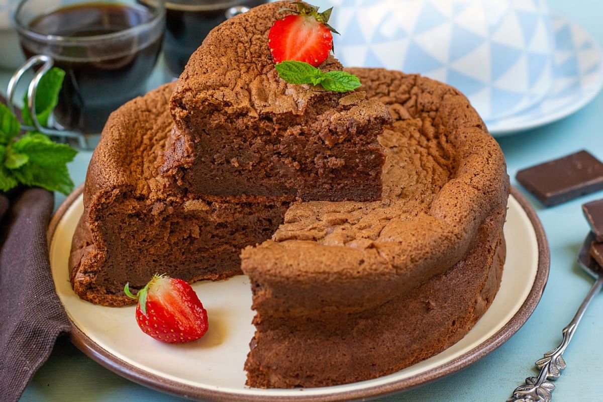 un gâteau au chocolat léger qui ne vous fera pas culpabiliser