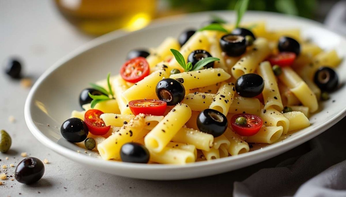 Une salade de pâtes à l'huile d'olive qui va séduire vos invités