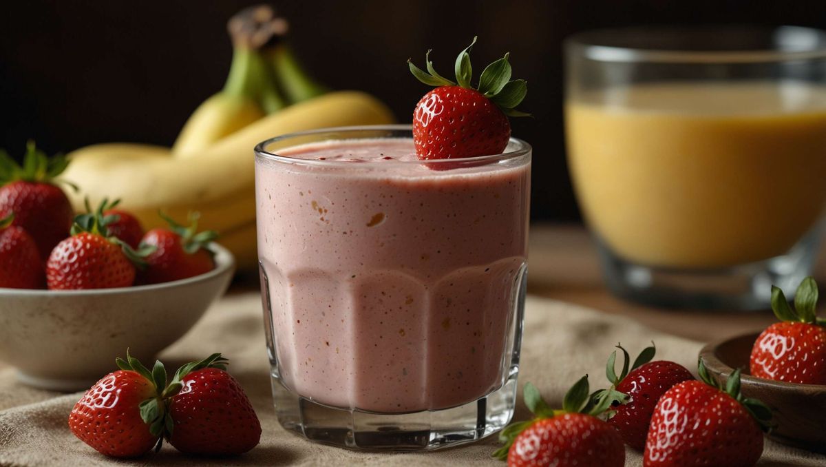 Recette de smoothie fraise-banane