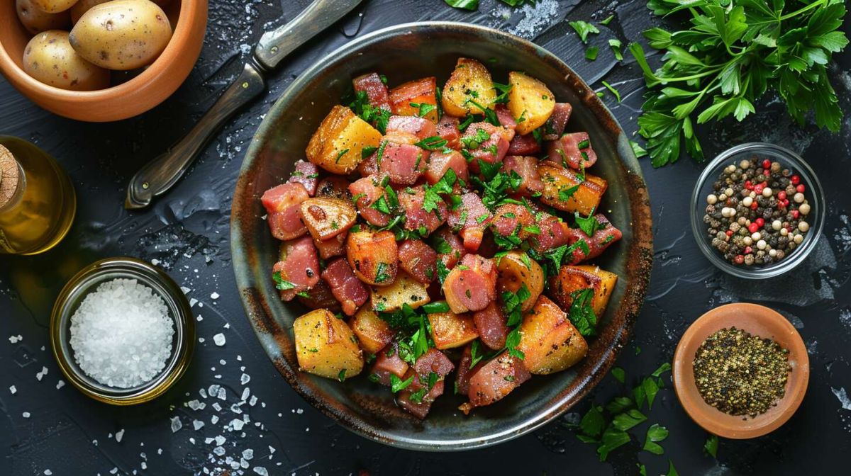 découvrez la salade au lard ardennaise, une explosion de saveurs authentiques