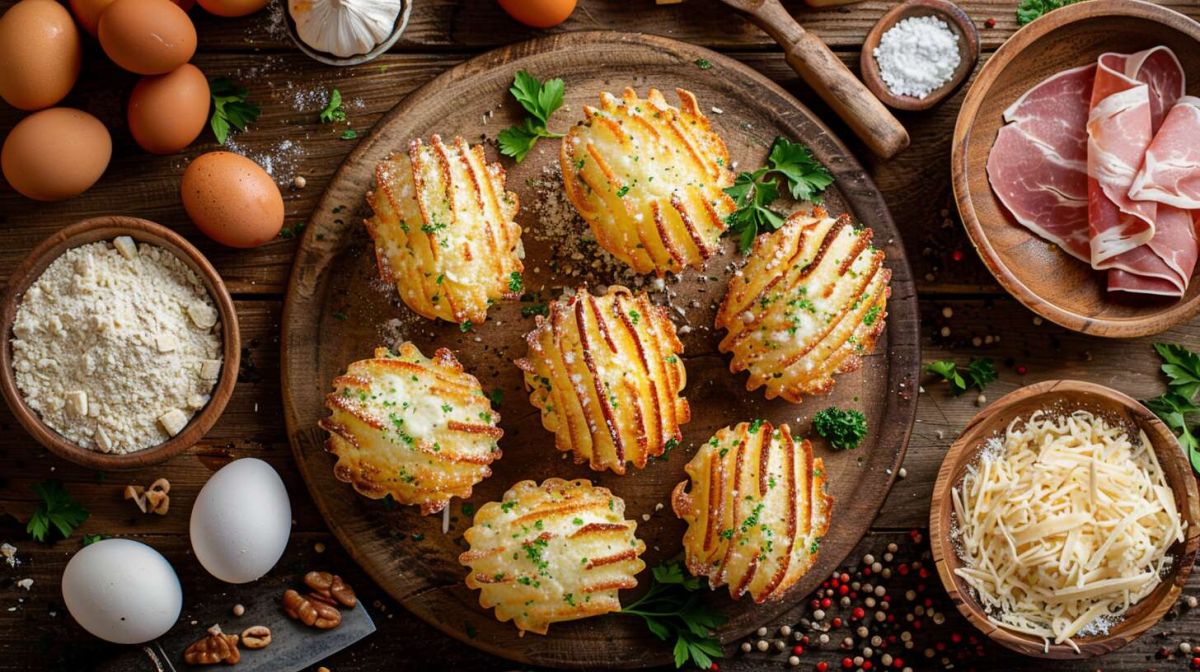 des madeleines salées au jambon et roquefort pour des apéros inoubliables