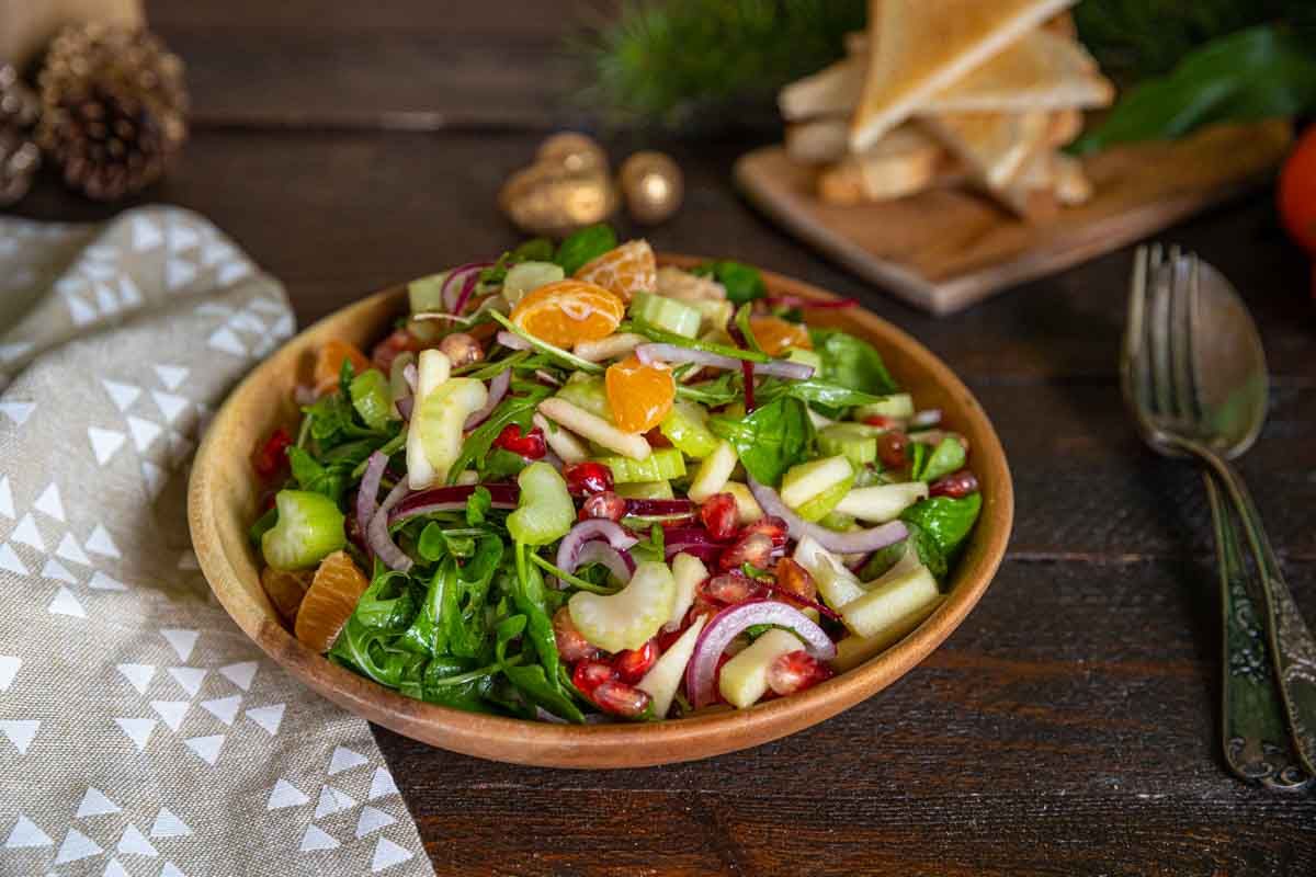 Salade de Noël aux Fruits et Légumes de saison