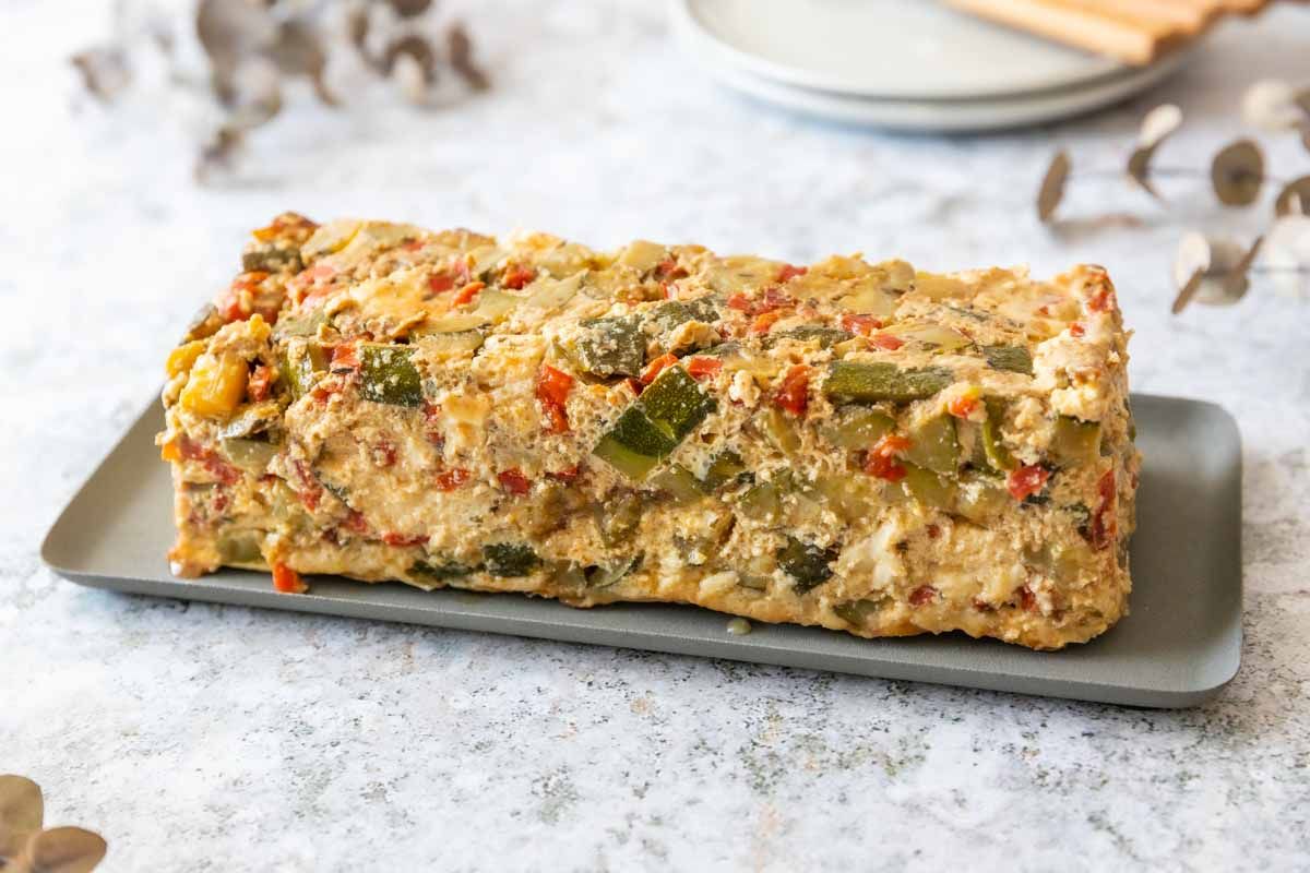 Un flan de courgette au chèvre pour l'été