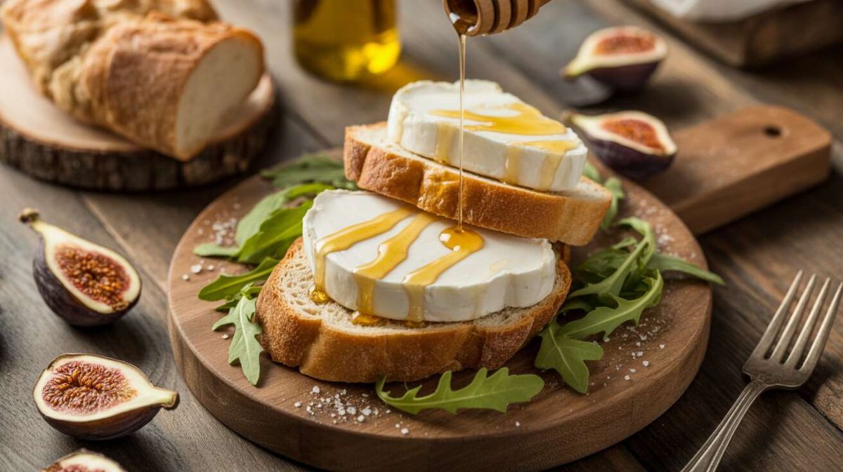 Dégustez la tartine figue chèvre chaud et miel : une recette irrésistible
