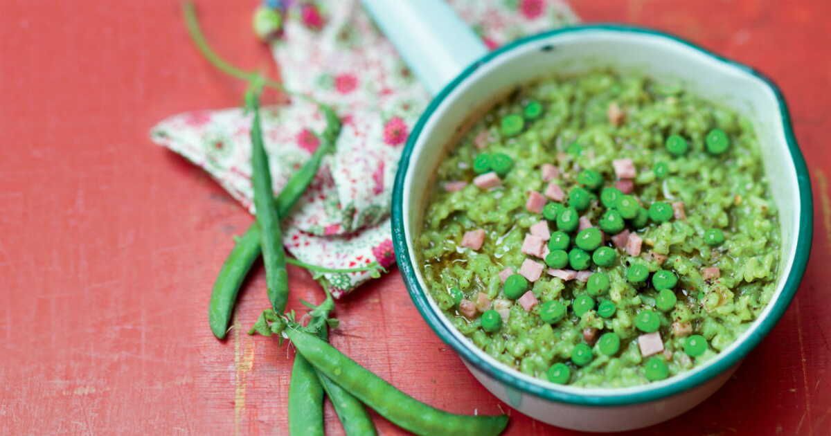 La recette irrésistible : risotto aux petits pois et menthe