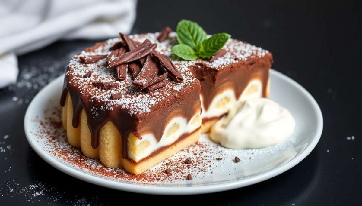 Découvrez la charlotte au chocolat et mascarpone, un délice incontournable