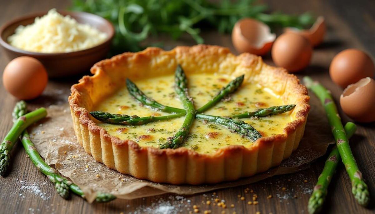 La quiche aux asperges et fromage : un délice raffiné à partager