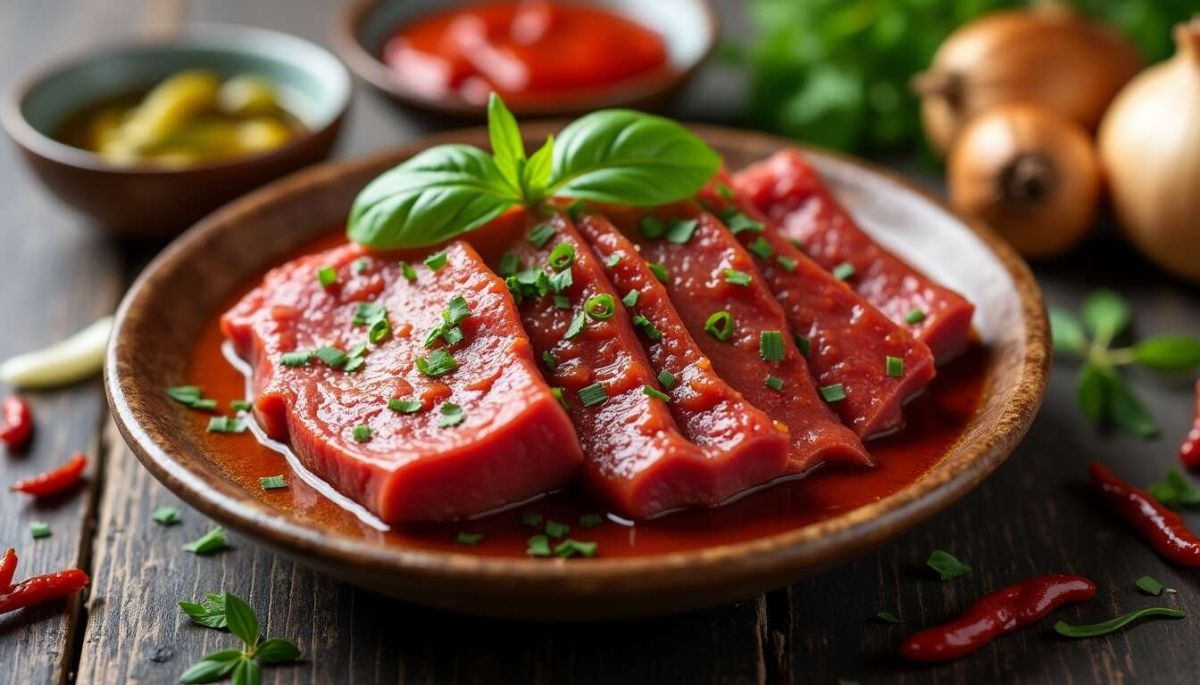 Découvrez la langue de bœuf et sa sauce piquante irrésistible