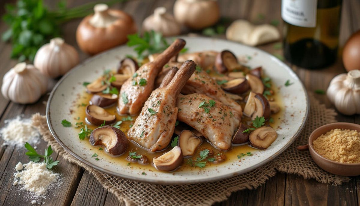 Lapin aux champignons : une recette rapide au Cookeo qui fait du bien