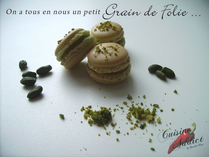 Macarons à la pistache inspirés de Pierre Hermé