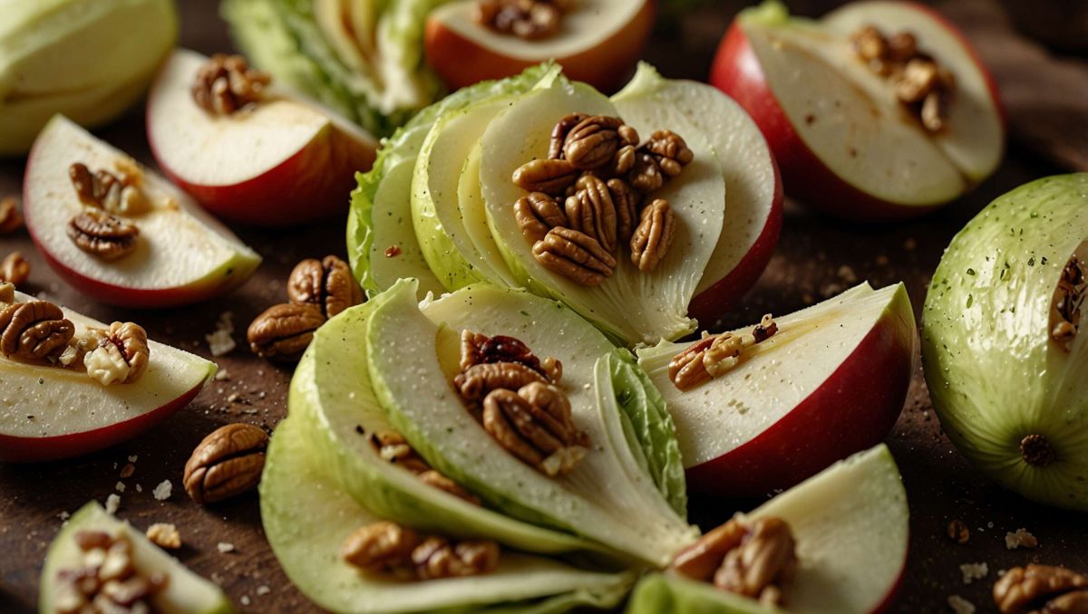 Une salade d’endives aux pommes et noix qui va vous surprendre