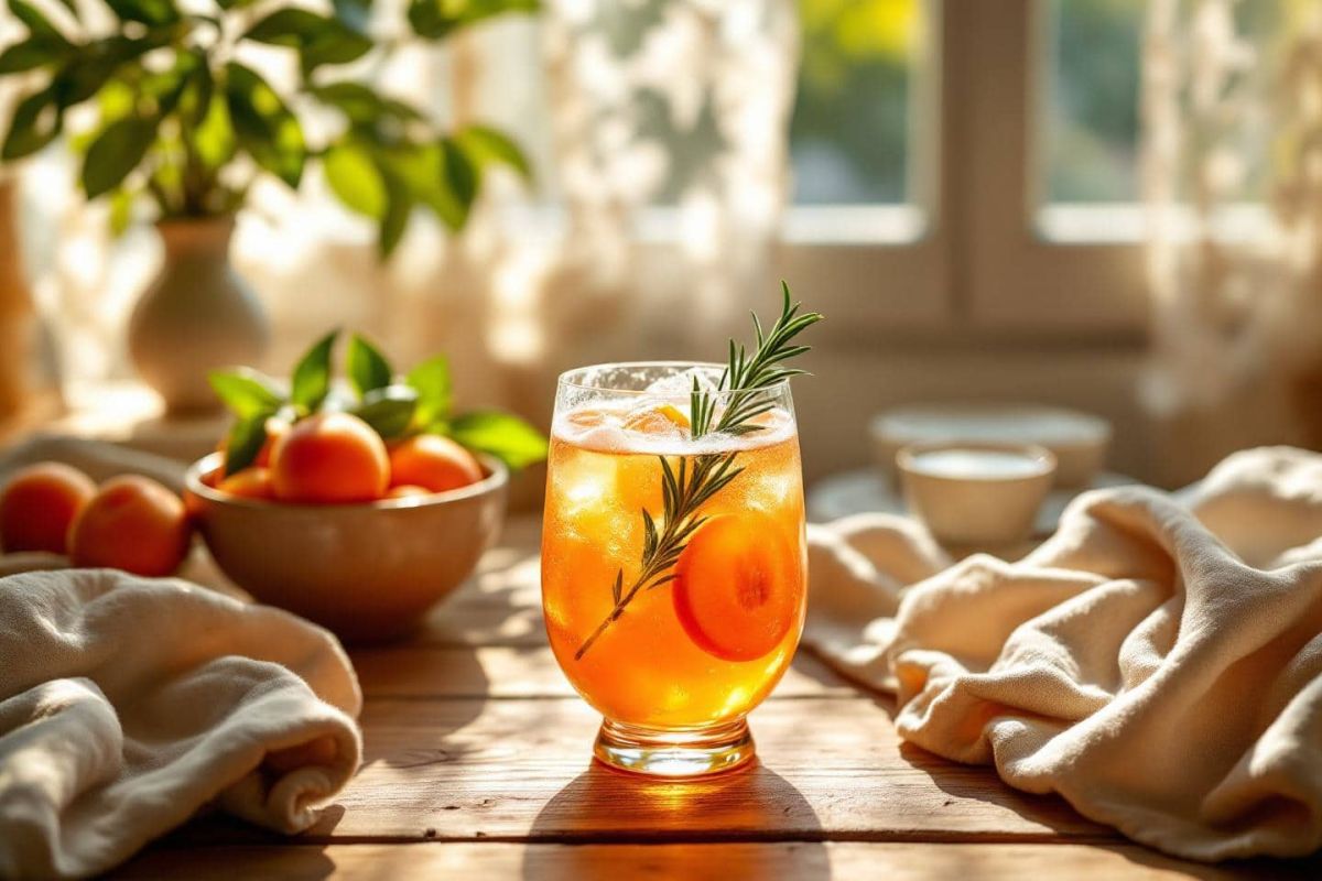 Le spritz abricot : un cocktail estival qui fait sensation