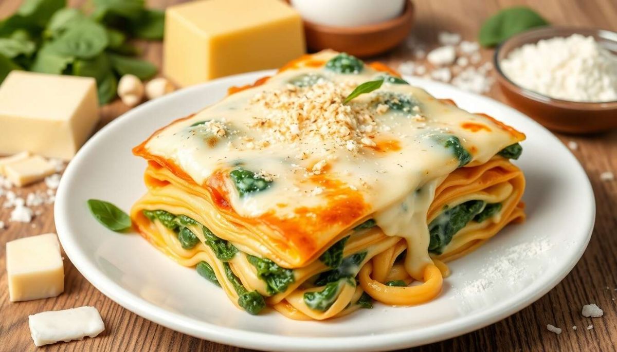 Lasagnes d’épinards à la béchamel : recette savoureuse