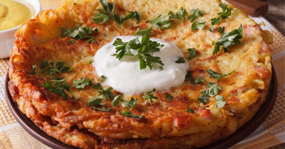 le rösti au four : une délicieuse version géante par un chef végan