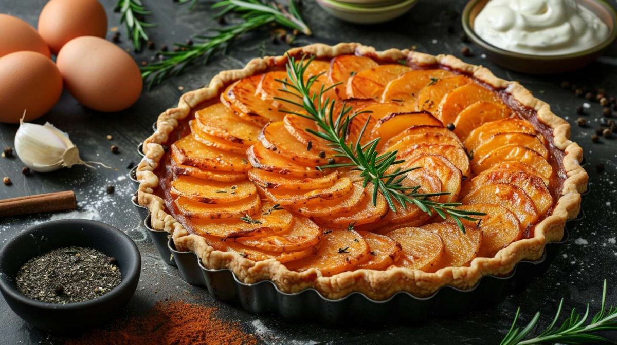 Un délice réconfortant : la tarte aux patates douces revisitée