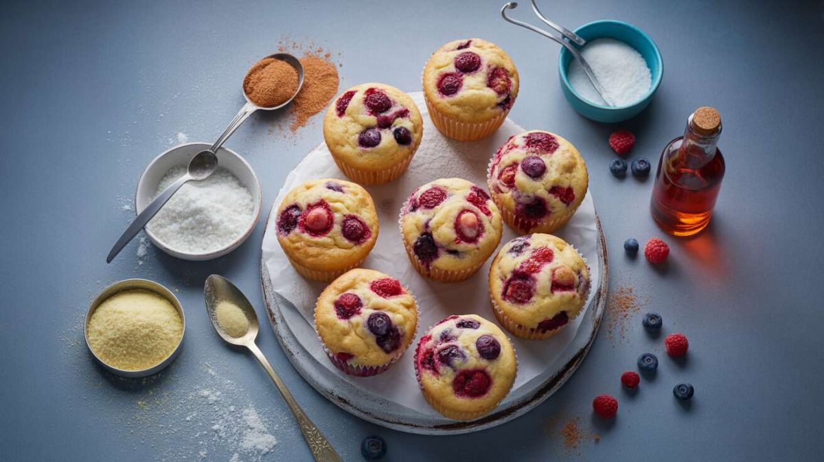 Des muffins aux fruits rouges pour une douceur estivale rapide et délicieuse