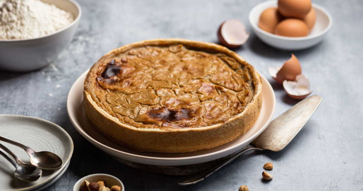 Un flan aux noisettes pour célébrer l'automne en douceur