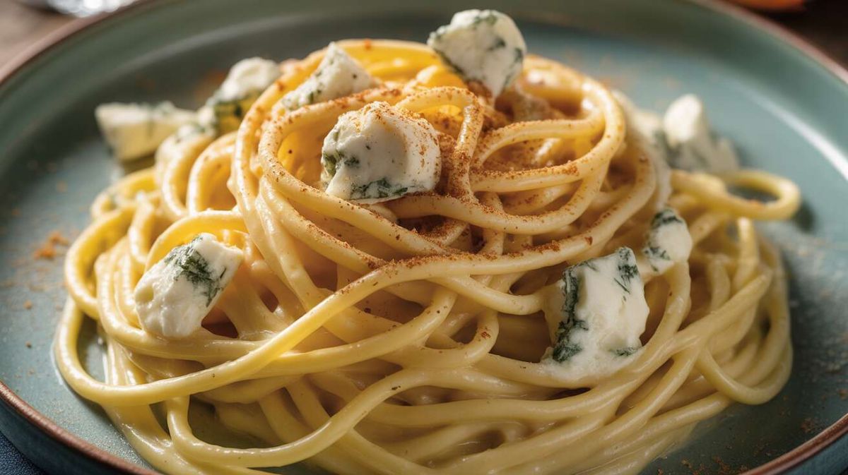 Une sauce au bleu qui sublime vos pâtes longues