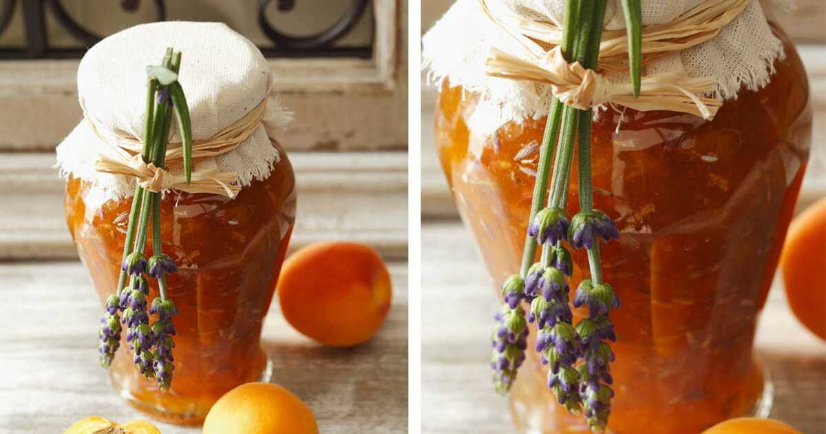 La douceur de l'été : confiture d'abricots maison à la lavande